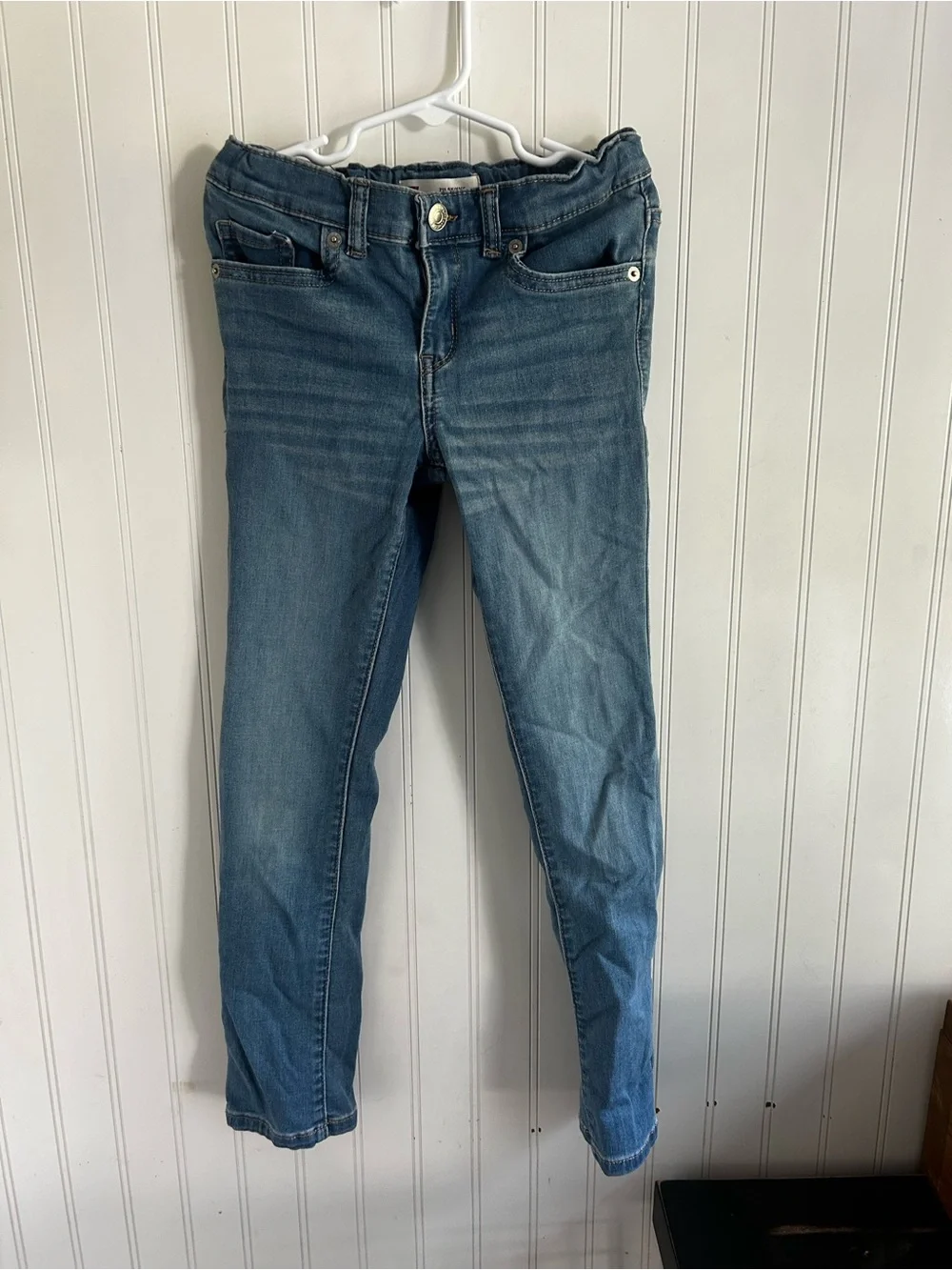 Blue Boys Stretch Skinny Jeans